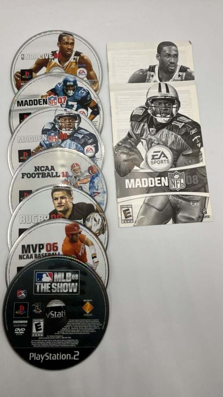Lot of 7 EA Sports PlayStation 2 Games